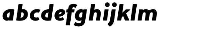 Houschka Pro ExtraBold Italic Font LOWERCASE