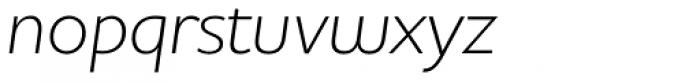 Houschka Pro Light Italic Font LOWERCASE