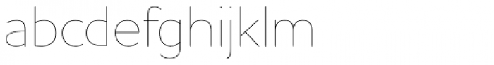 Houschka Rounded Alt Thin Font LOWERCASE