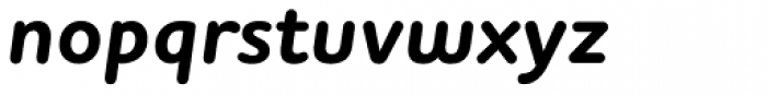 Houschka Rounded Bold Italic Font LOWERCASE