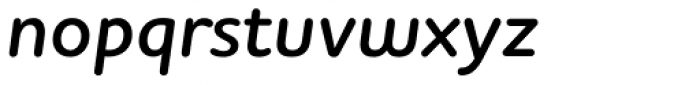 Houschka Rounded DemiBold Italic Font LOWERCASE