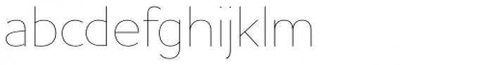 Houschka Rounded Thin Font LOWERCASE