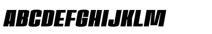 House Sans Compressed Black Italic Font UPPERCASE
