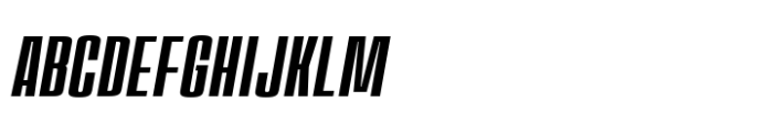 House Sans Compressed Italic Font UPPERCASE