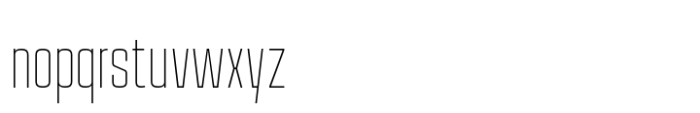 House Sans Condensed Thin Font LOWERCASE