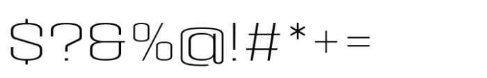 House Sans Expanded Extra Light Font OTHER CHARS