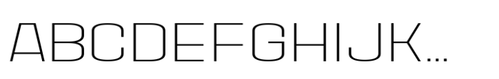 House Sans Expanded Extra Light Font UPPERCASE