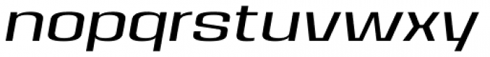 House Sans Expanded Italic Font LOWERCASE