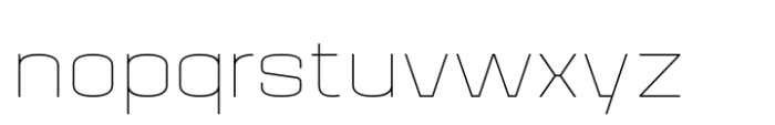 House Sans Expanded Thin Font LOWERCASE