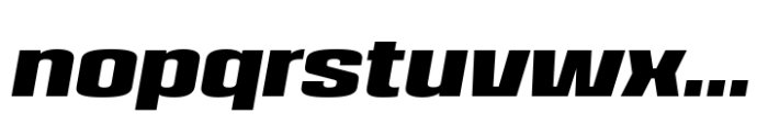 House Sans Narrow Black Italic Font LOWERCASE