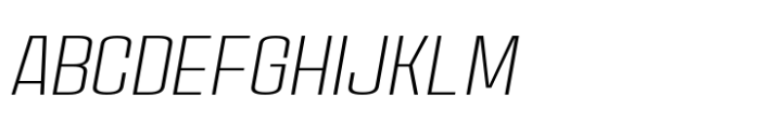 House Sans Narrow Extra Light Italic Font UPPERCASE