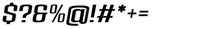 House Sans Narrow Medium Italic Font OTHER CHARS