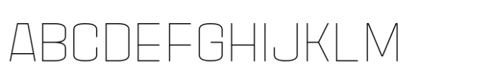 House Sans Thin Font UPPERCASE