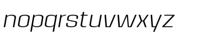 House Sans Ultra Light Italic Font LOWERCASE