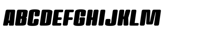 House Soft Compressed Black Italic Font UPPERCASE