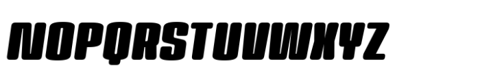 House Soft Compressed Black Italic Font UPPERCASE