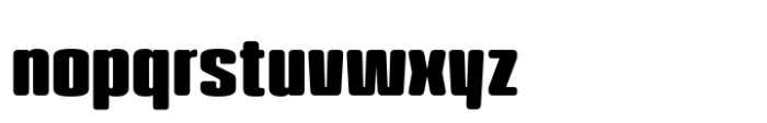 House Soft Compressed Extra Bold Font LOWERCASE