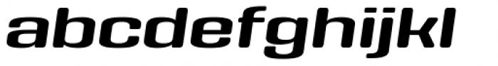 House Soft Expanded Bold Italic Font LOWERCASE