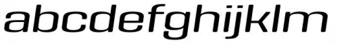House Soft Expanded Italic Font LOWERCASE