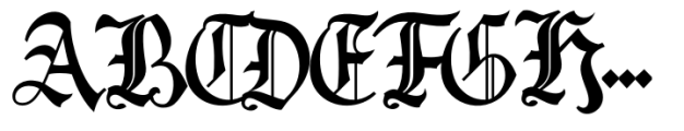 House of the Dragon Bold Font UPPERCASE