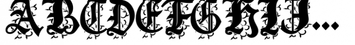 House of the Dragon Color Font UPPERCASE