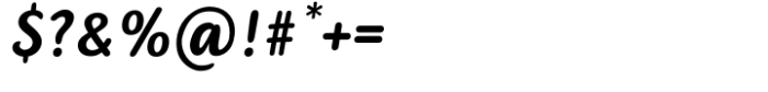 Housequake regular italic Font OTHER CHARS