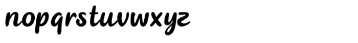 Housequake regular italic Font LOWERCASE