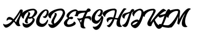 Houstander Regular Font UPPERCASE