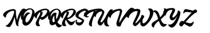 Houstander Regular Font UPPERCASE