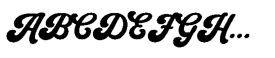Houston Strike Slab Serif Script Regular Font UPPERCASE