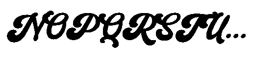 Houston Strike Slab Serif Script Regular Font UPPERCASE