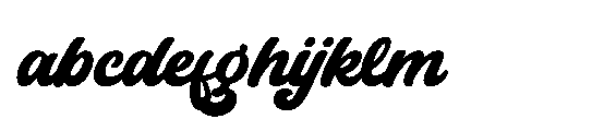 Houston Strike Slab Serif Script Regular FONT