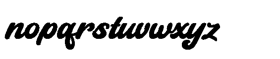 Houston Strike Slab Serif Script Regular Font LOWERCASE