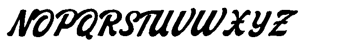 Hover Ridley Script Font UPPERCASE