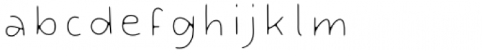 Howli Inline Font LOWERCASE