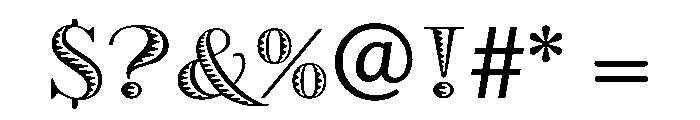Honduras Regular Font OTHER CHARS