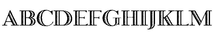 Honduras Regular Font UPPERCASE