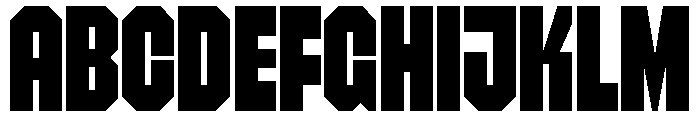 HornPlease Condensed Font UPPERCASE