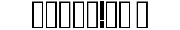 HornPlease Extracondensed Font OTHER CHARS