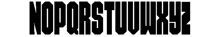 HornPlease Extracondensed Font LOWERCASE