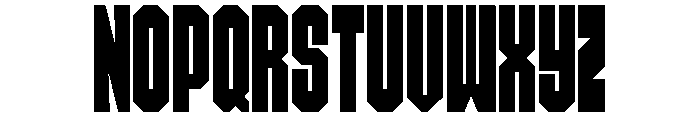 HornPleasev02 Extracondensed Instance Font UPPERCASE