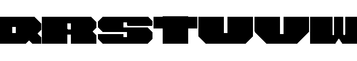 HornPleasev02 Wide Instance Font UPPERCASE