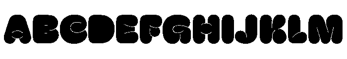 HossExtraPreRelease Solid Font UPPERCASE