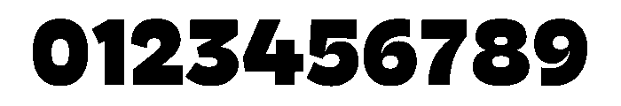 HossSharp Heavy Font OTHER CHARS