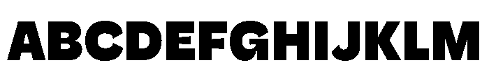 HossSharp Heavy Font UPPERCASE