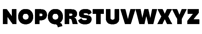 HossSharp Heavy Font UPPERCASE