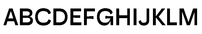 HossSharp Medium Font UPPERCASE