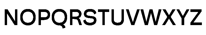 HossSharp Medium Font UPPERCASE