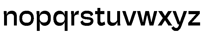 HossSharp Medium Font LOWERCASE