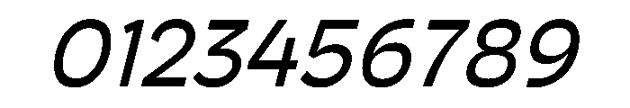 HossSharp RegularItalic Font OTHER CHARS